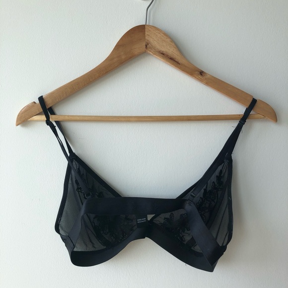 Mind Code Black Lace Bralette - Picture 3 of 3